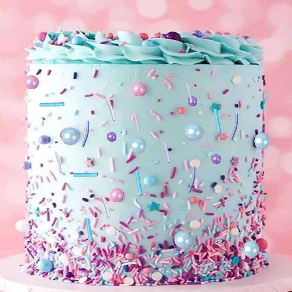 LEBERY close-up of pearl beads highlighting glossy finish for elegant cake accents