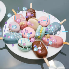 LEBERY sprinkles scattered on cupcake top showing instant decorative upgrade