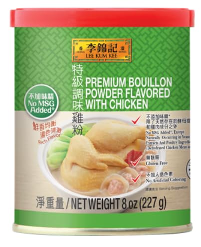 Lee Kum Kee front packaging showing product and benefits for pantry convenience