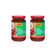 Lee Kum Kee front packaging showing two 13 oz jars and bold labeling for easy identification