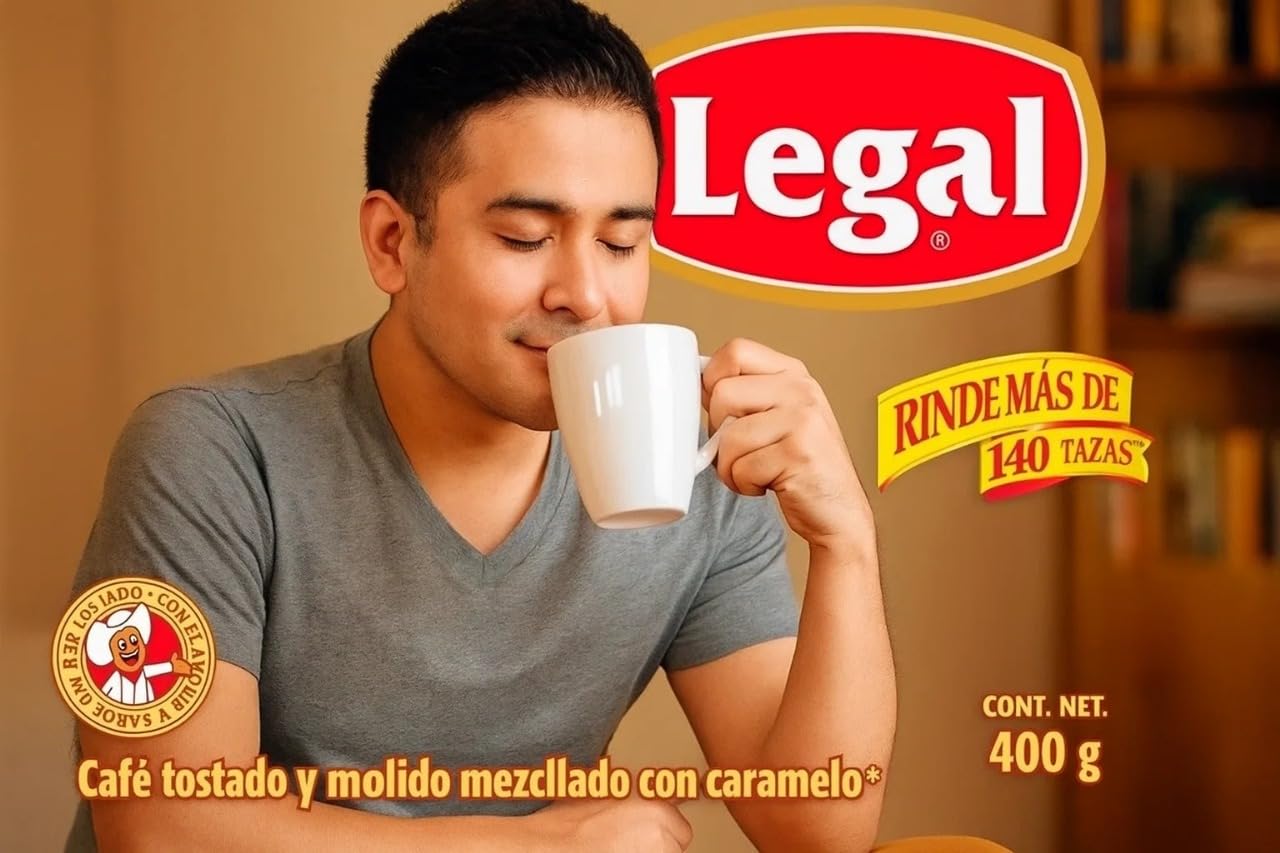 Legal brewed cup in lifestyle setting showing caramel notes and enjoyment