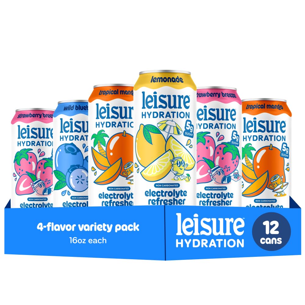 Leisure 12-pack front packaging showing variety and convenience