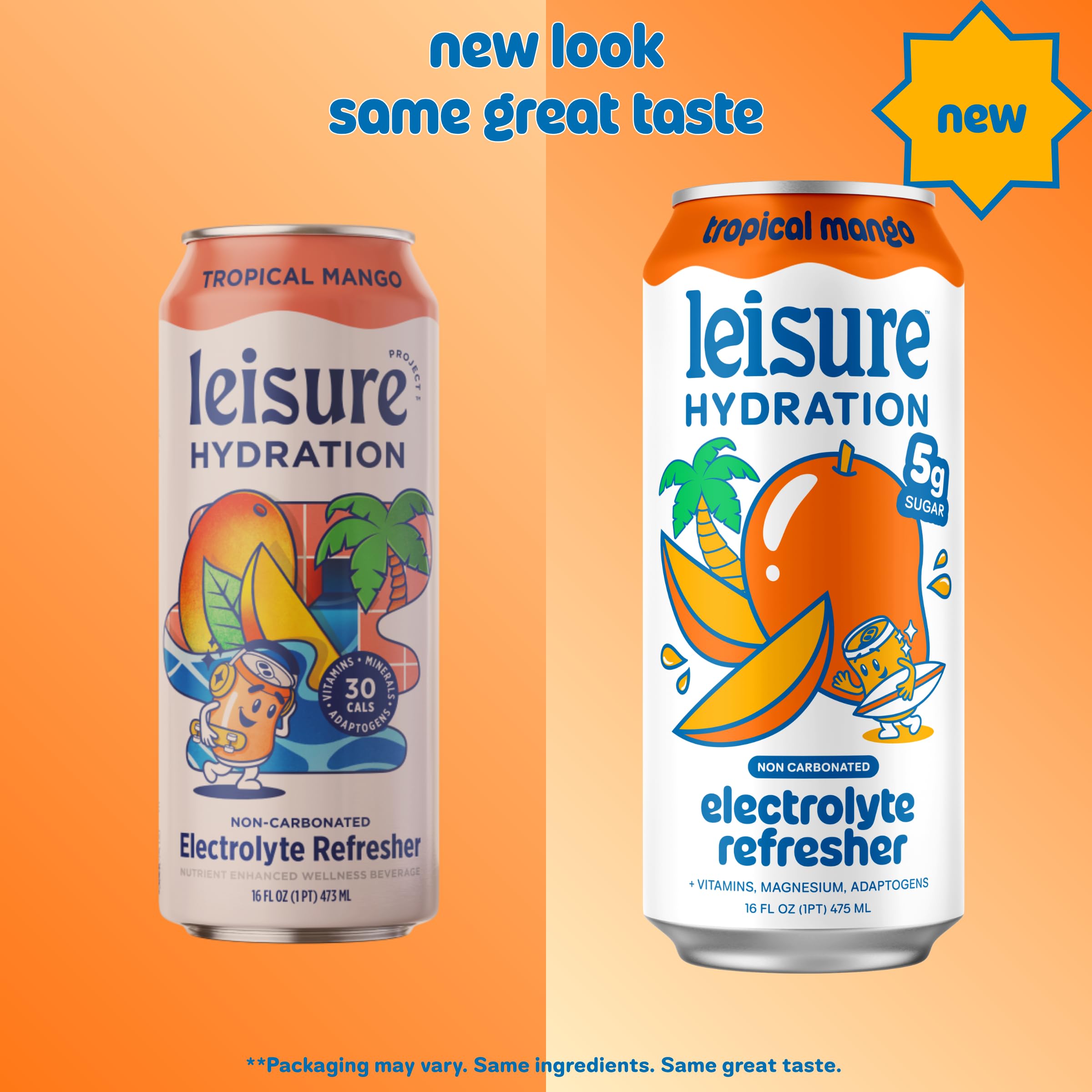 Leisure close-up of can texture and label highlighting electrolyte content
