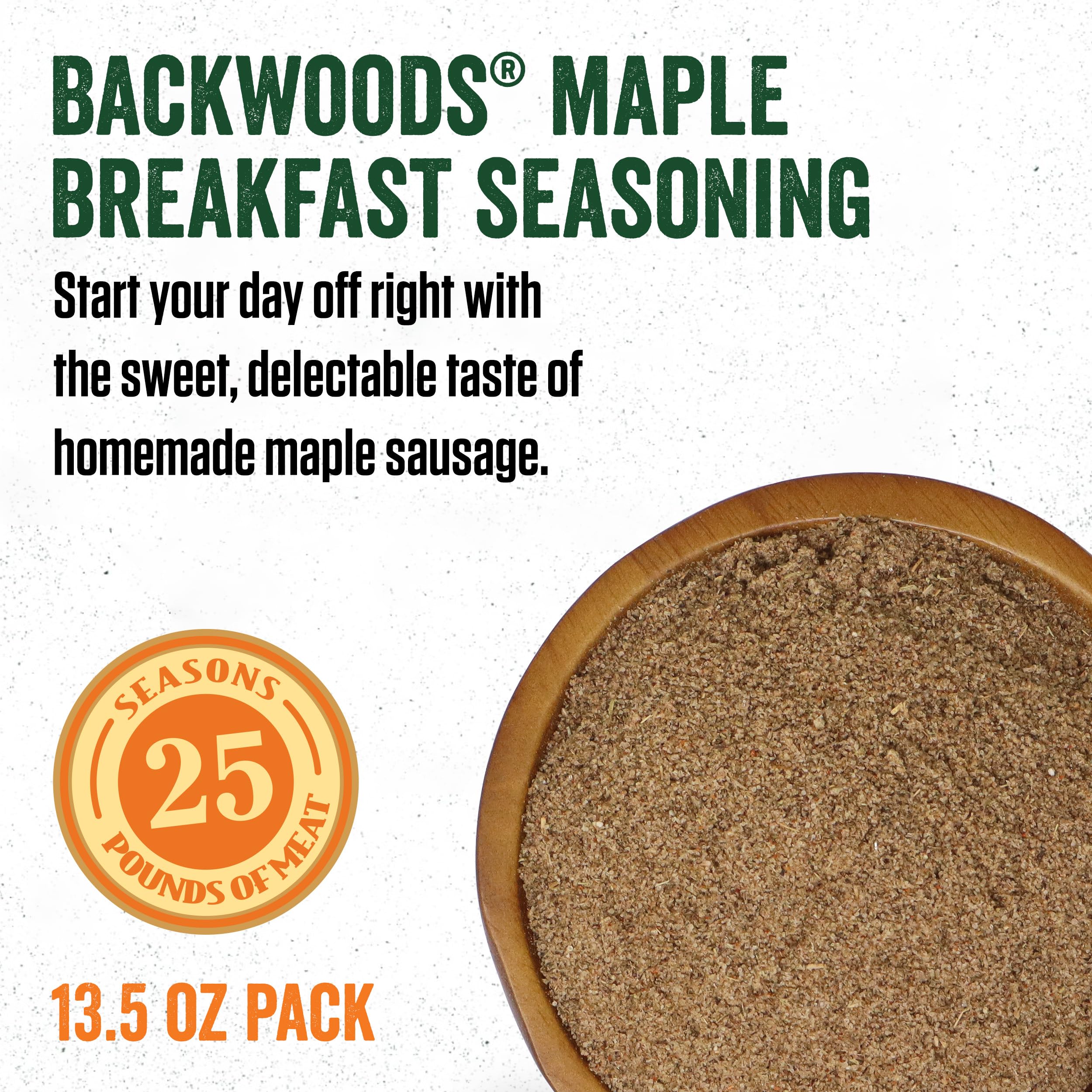 LEM seasoning mixed into ground meat in bowl, aids even flavoring
