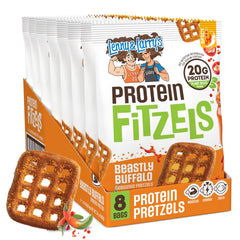 Lenny & Larry's front packaging showing 8-pack, highlights convenience