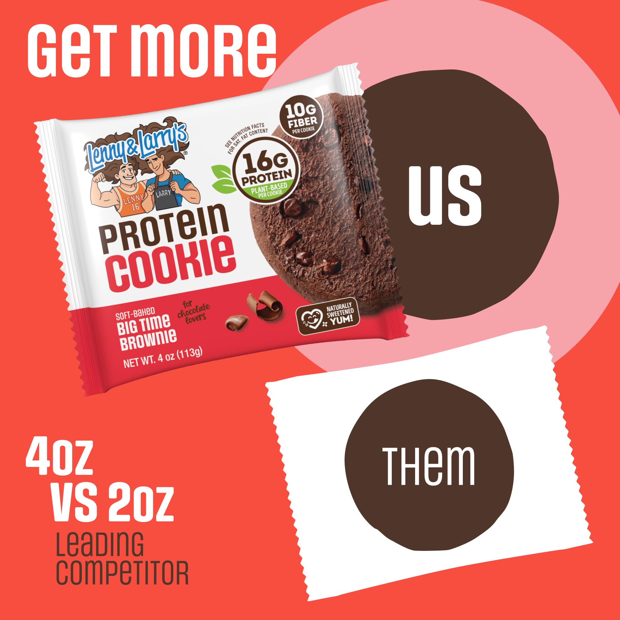 Lenny & Larry's cookie in hand showing the 4oz size and portion clarity