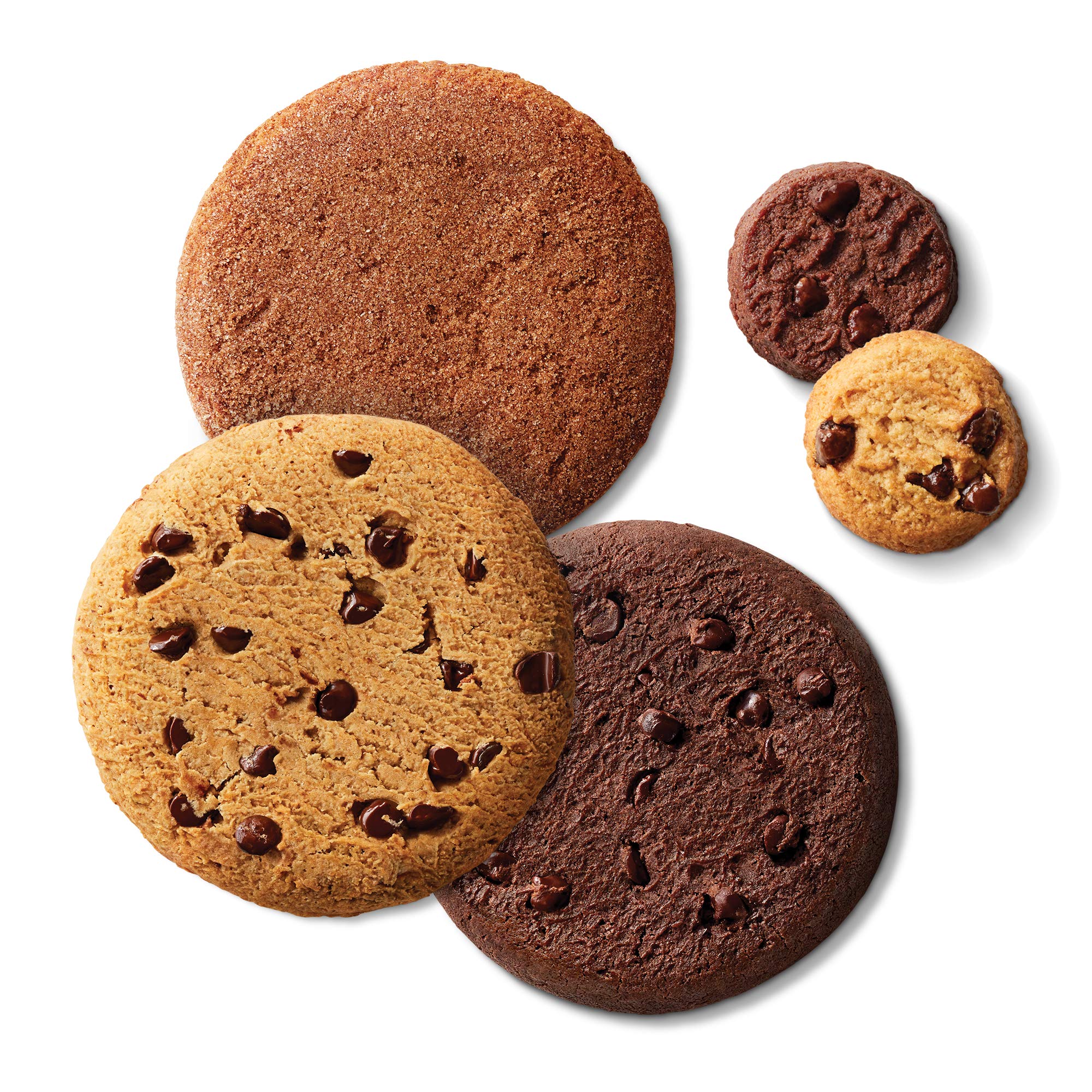 Lenny & Larry's cookie texture close-up highlighting soft and crunchy contrast