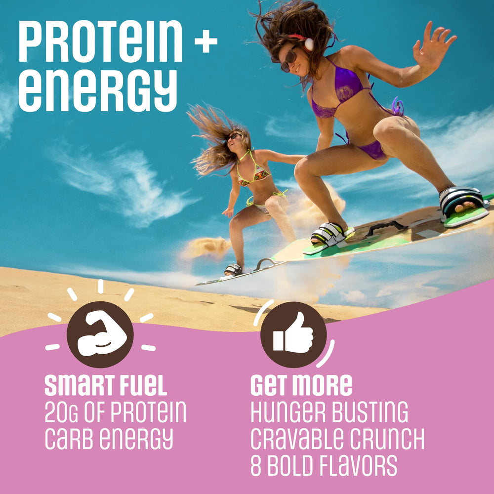 Lenny & Larry's close-up of everything-bagel seasoning and crunchy pretzel texture