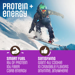 Lenny & Larry's rolled oats and raisins used for hearty nutrition