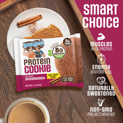 Lenny & Larry's cookie in hand demonstrating single-serve convenience