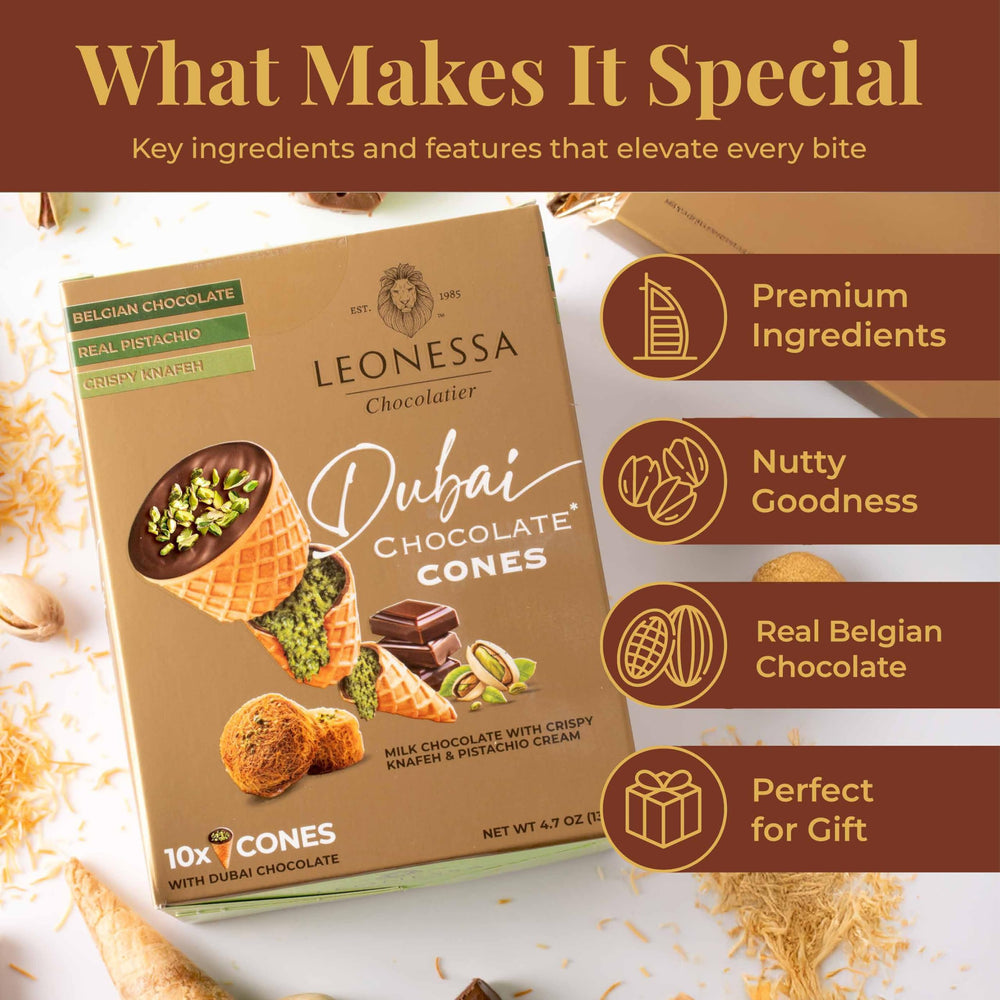 Leonessa cones served beside tea and coffee demonstrating pairing and shared indulgence