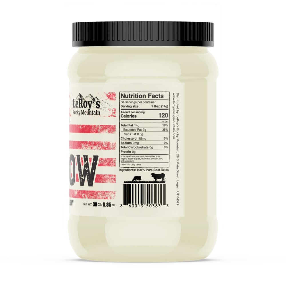 LeRoy's Rocky Mountain open jar wide mouth allowing easy scooping and measuring