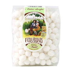 Les Anis de Flavigny front packaging showing 8.8 oz bag and traditional branding, perfect for gifting