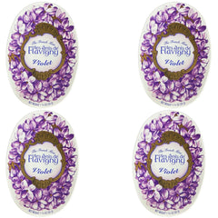Les Anis de Flavigny front tin showing vintage artwork and violet label for display benefits