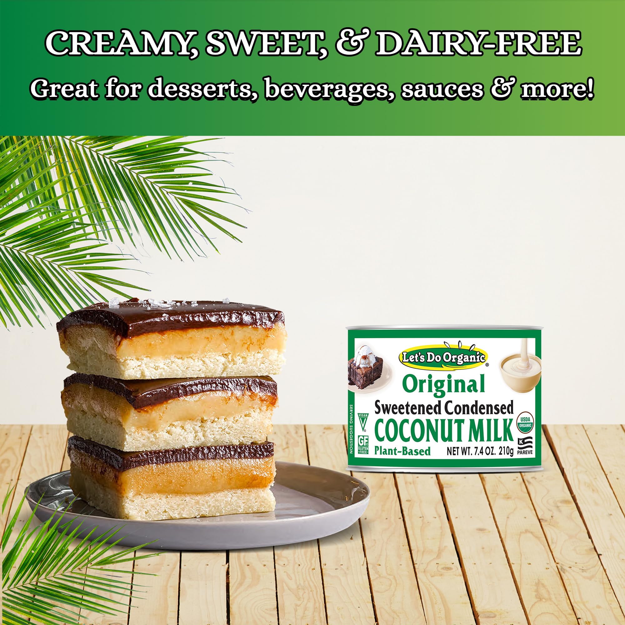 Let's Do Organic top label with ingredients visible, highlights certified organic status