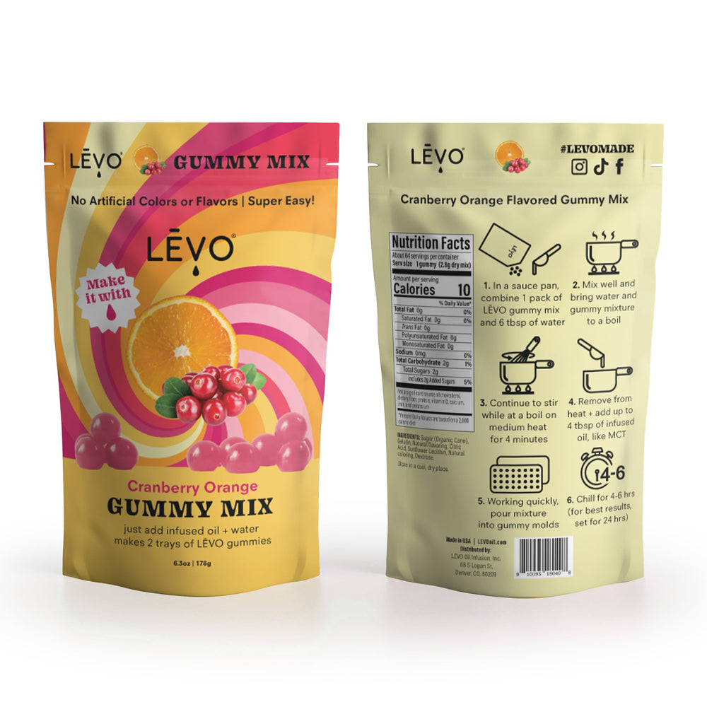 LEVO finished infused gummies in silicone mold demonstrating consistent shaping
