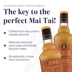 Liber & Co. label close-up highlighting ingredients and crafted quality for bartenders