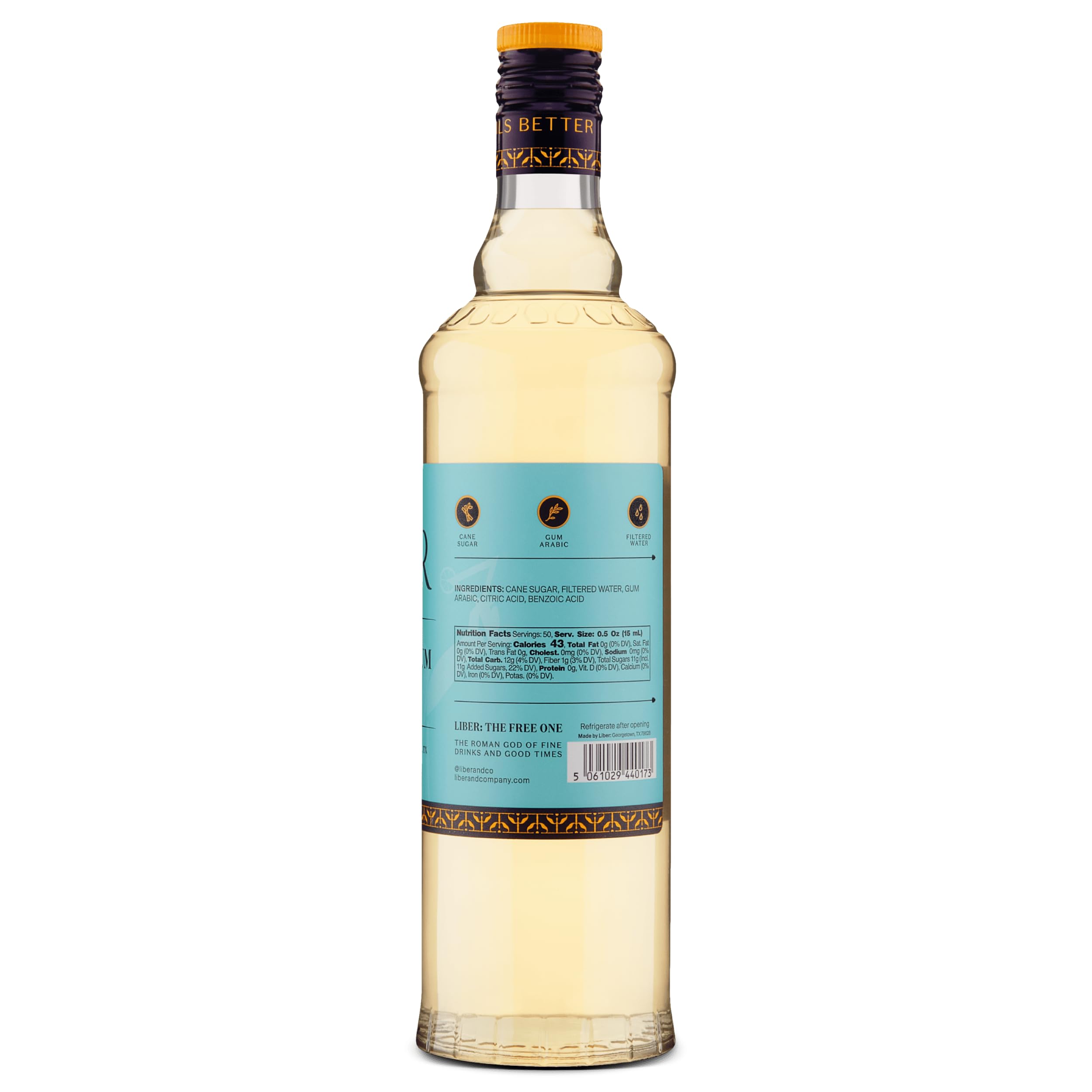 Liber & Co. bottle in a bar setting illustrating professional-quality results