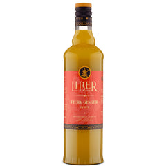 Liber & Co. front packaging showing bottle and bold ginger flavor benefits