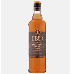 Liber & Co. bottle front view showing premium vanilla branding and clarity benefit