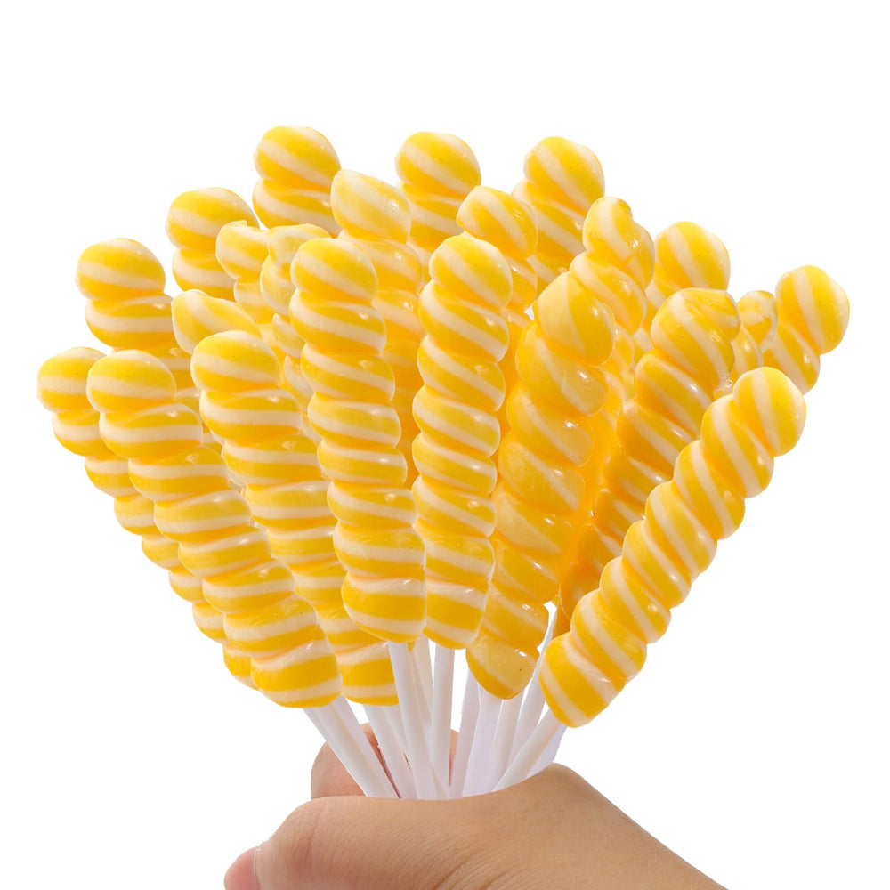 LIDATREE front packaging showing 30-piece lemon twist lollipops, convenient for parties