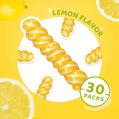LIDATREE individually wrapped twisty lollipops, sealed for freshness and hygienic use