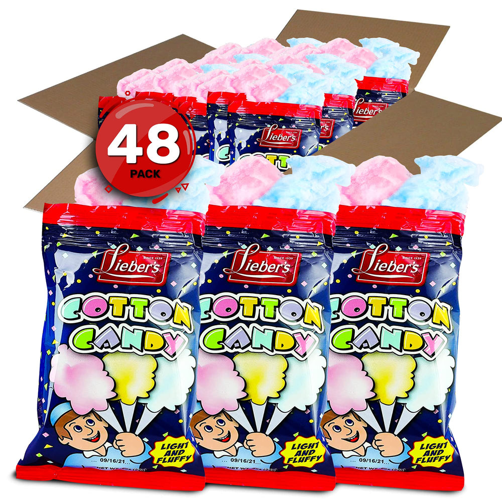 Lieber's front packaging showing 48-pack and colorful branding, easy party supply