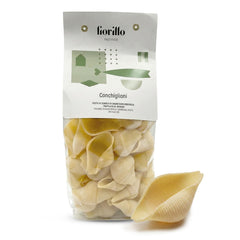 Life Plus Style Gourmet front packaging showing organic Conchiglioni, clear brand and quantity
