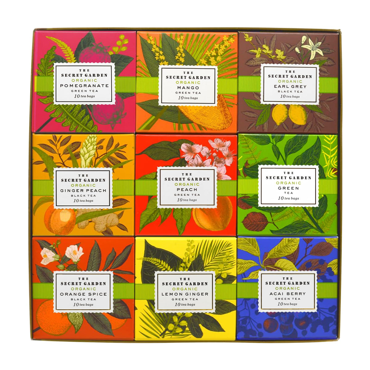 Life Plus Style Gourmet front packaging showing nine-flavor selection and gift-ready box benefit