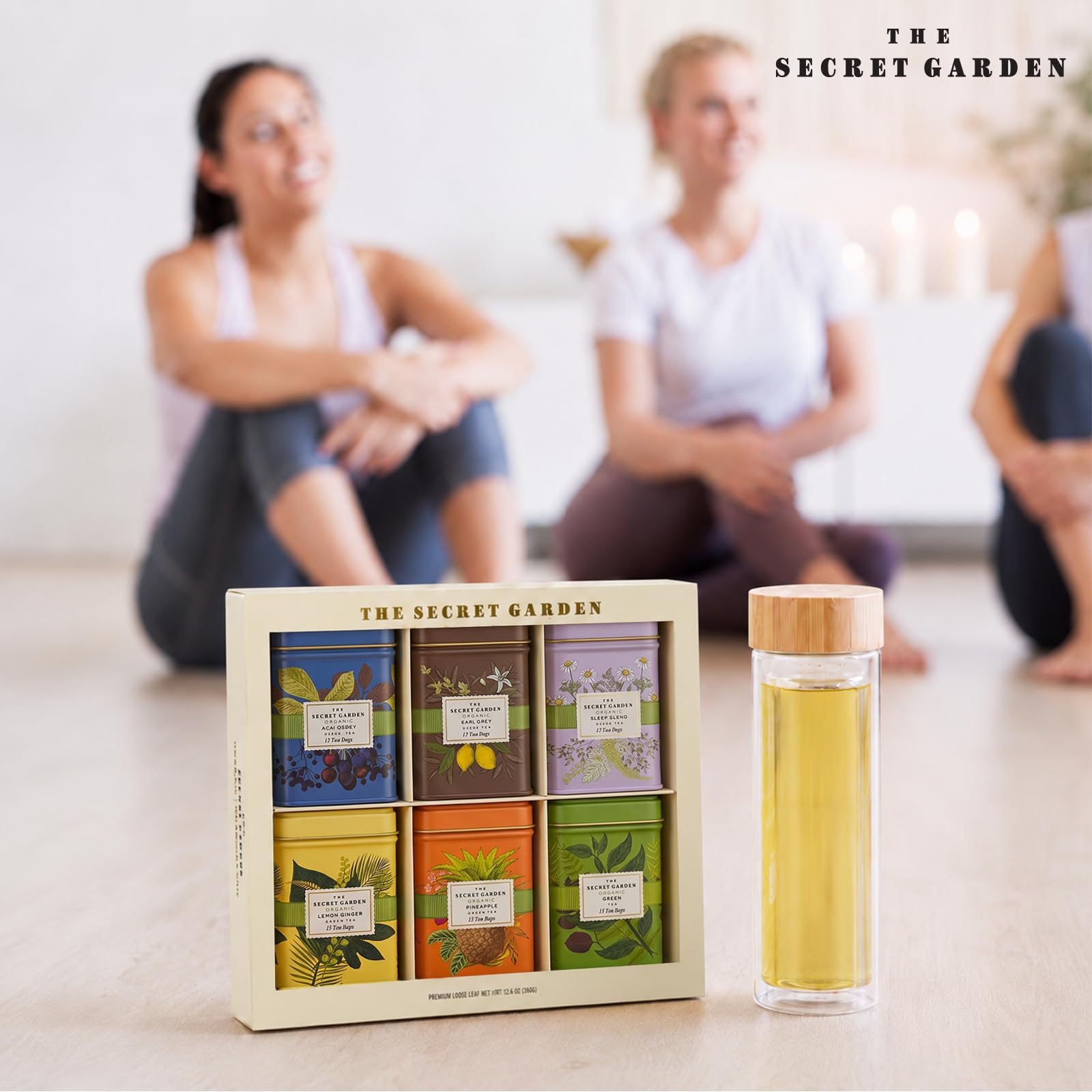Life Plus Style Gourmet boxed set wrapped as a gift in a cozy kitchen setting for presenting