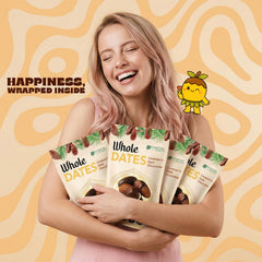 Life Plus Style Gourmet sliced date cross-section revealing chewy date center, showcases natural fruit interior