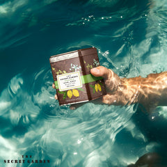 Life Plus Style Gourmet tea bag close-up showing fine leaves and fresh scent