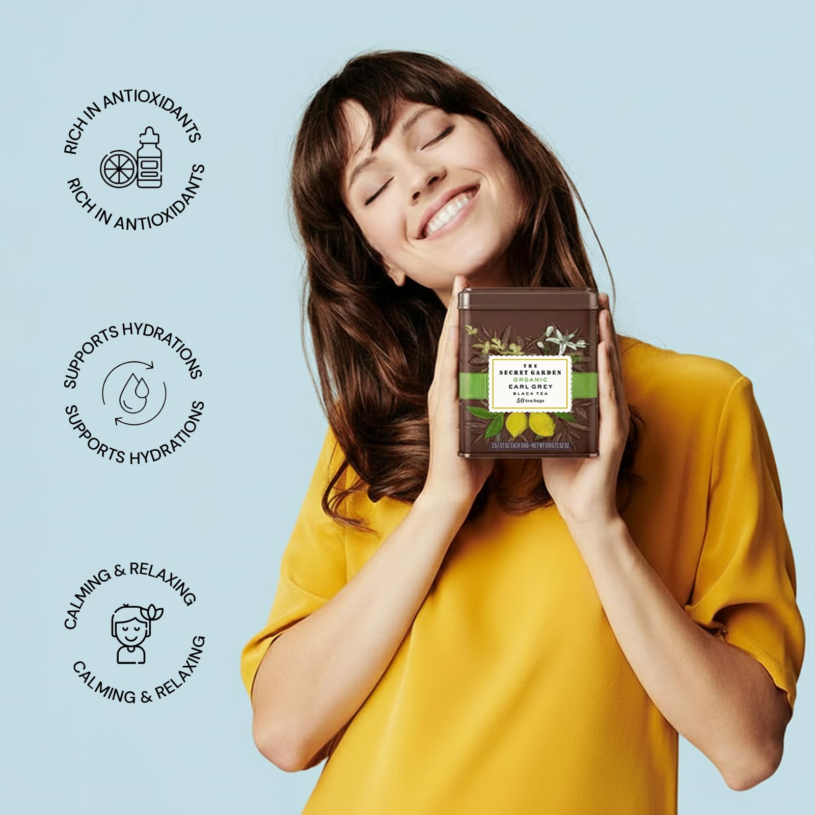 Life Plus Style Gourmet sealed tea bag detail highlighting freshness protection