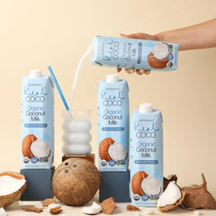 Life Refreshed Real Coco used in a fruit smoothie for rich blend