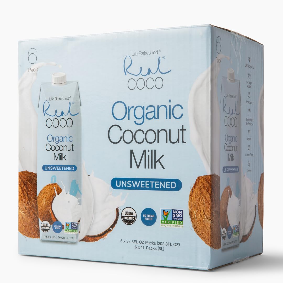 Life Refreshed Real Coco spoon close-up showing silky milk texture
