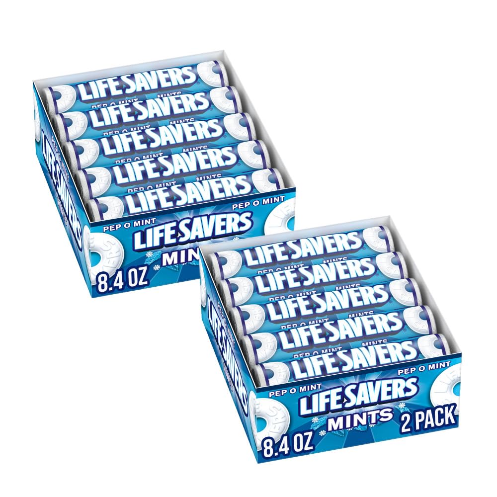 Life Savers front box showing 20-count packaging and benefit of bulk convenience