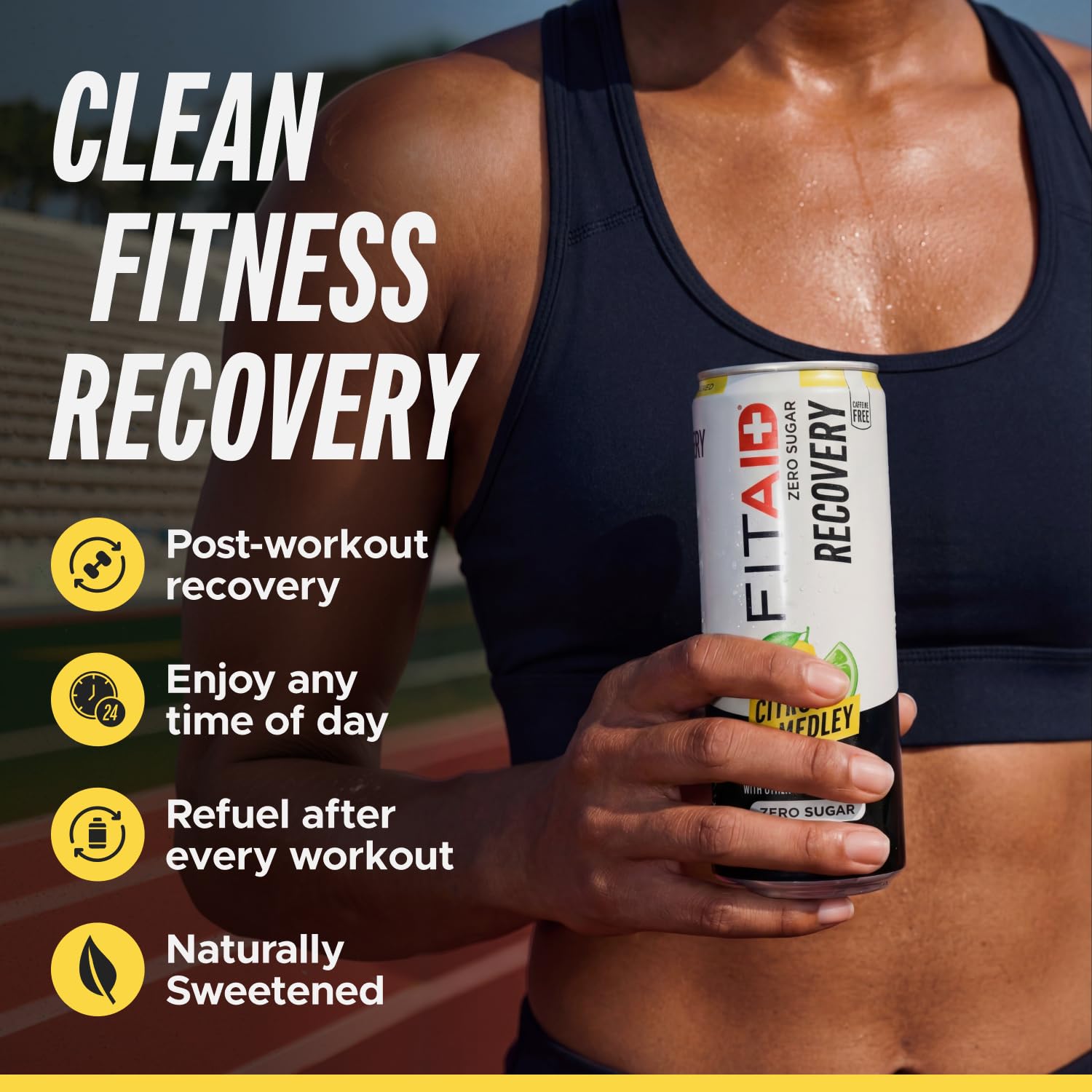 LIFEAID FITAID nutrition panel side view shows electrolytes and BCAA content