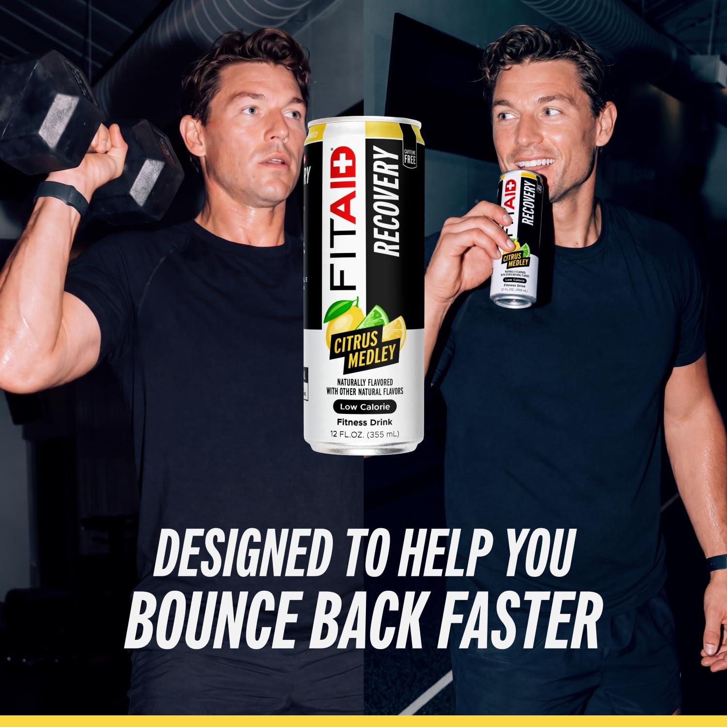 LIFEAID FITAID pouring into glass demonstrating refreshing light carbonation benefit