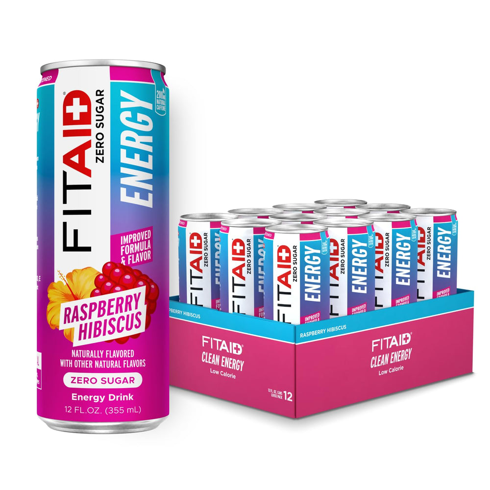 LIFEAID can front view showing Raspberry Hibiscus flavor and bold benefit