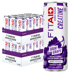 LIFEAID FITAID sour grape front can showing branding and ready-to-drink recovery benefit