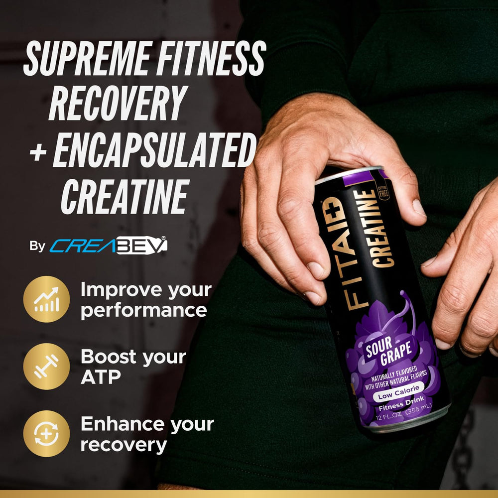 LIFEAID open can top view ready-to-drink for immediate post-workout recovery