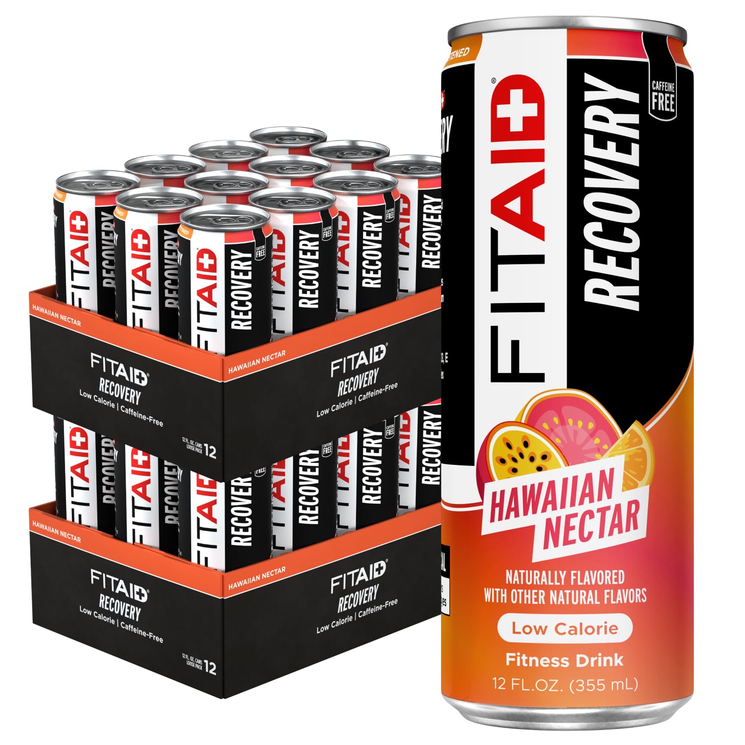 LIFEAID front view of Hawaiian Nectar 12-pack showing tropical packaging and convenience