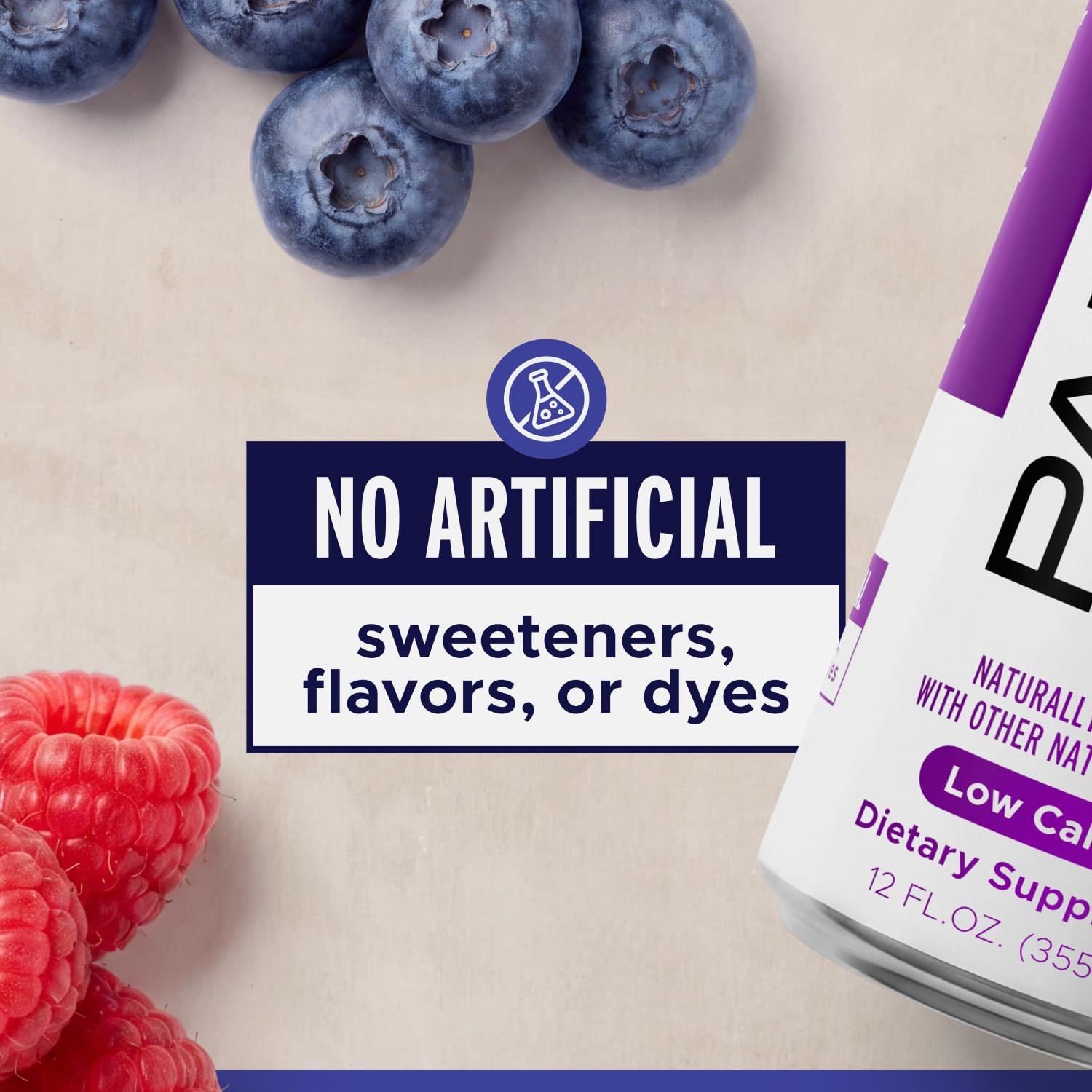 LIFEAID PARTYAID Berry cans chilled in ice demonstrating cold serving and instant refreshment