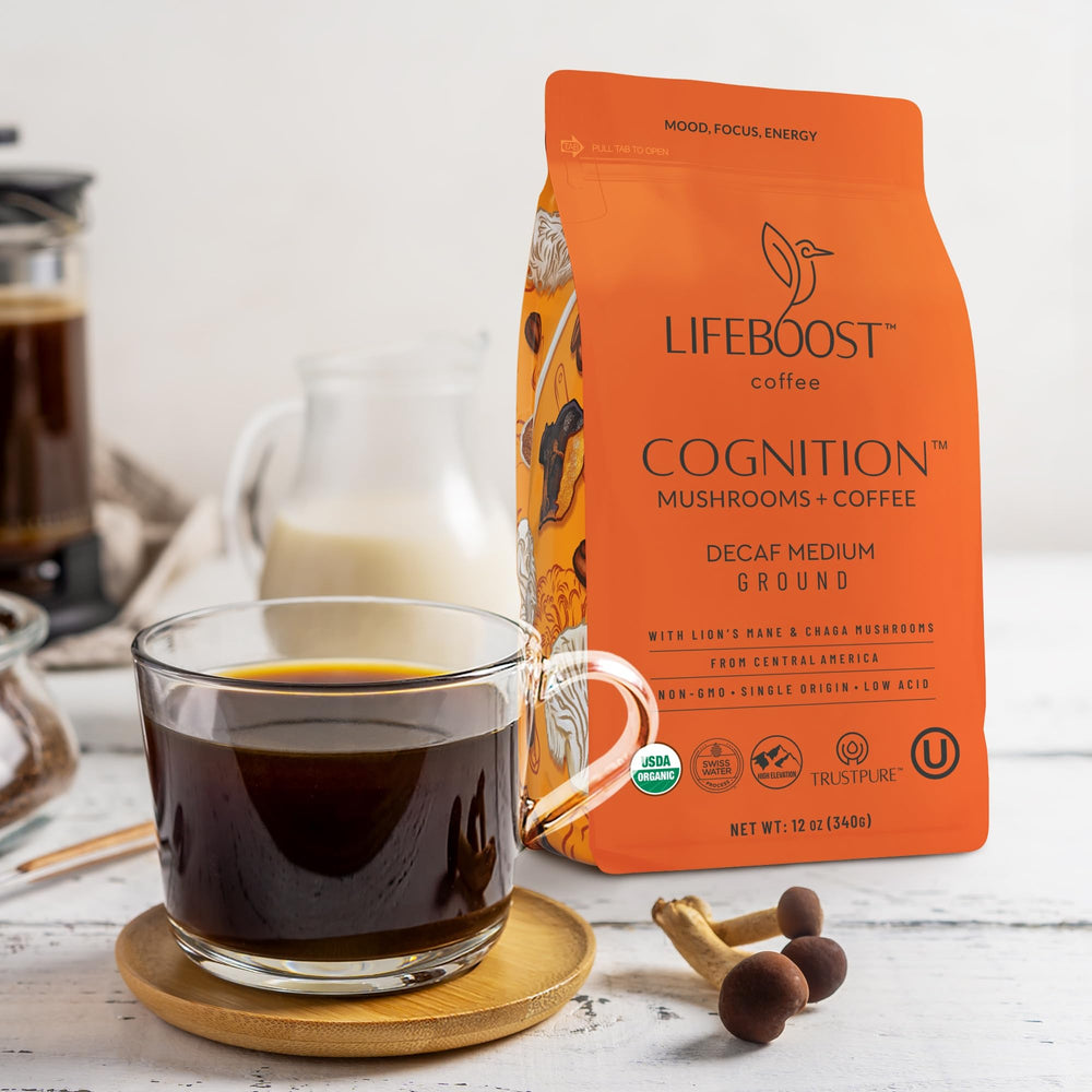 Lifeboost lifestyle kitchen scene showing calm morning routine advantage