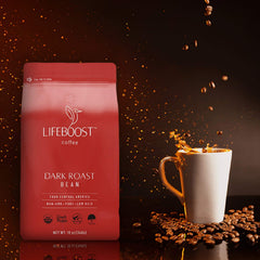 LIFEBOOST close-up of whole beans highlighting rich roast and texture