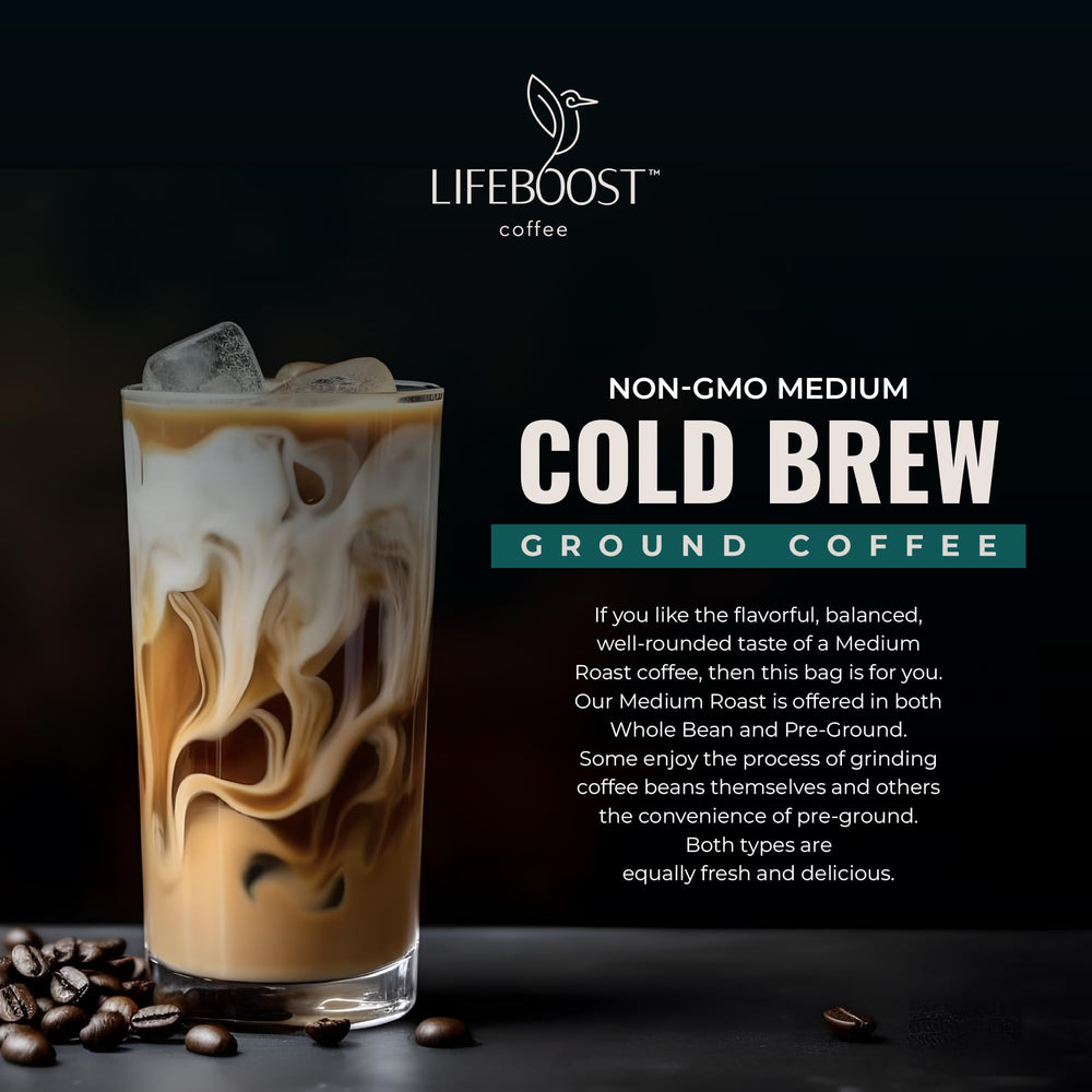 Lifeboost single-origin beans on a farm table conveying high-elevation sourcing