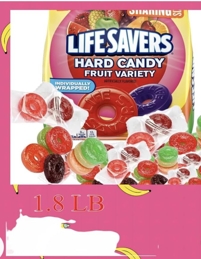 Express Minds llc LifeSavers bowl display at a party suggesting crowd-pleasing treat option