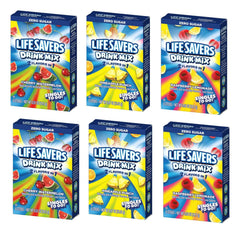 SINGLES TO GO! front packaging showing variety pack and convenient single-serve benefit