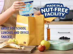 Like Air individual 0.5 oz bag held in hand to demonstrate size and portion control