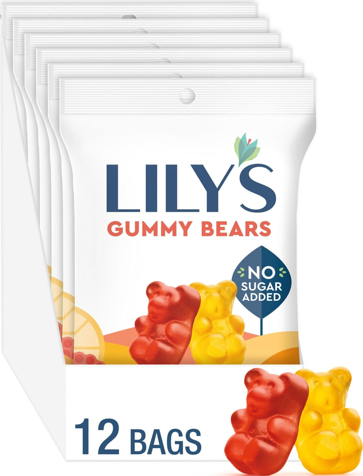 LILY'S front packaging showing twelve 1.8 oz bags and brand clarity for quick choice
